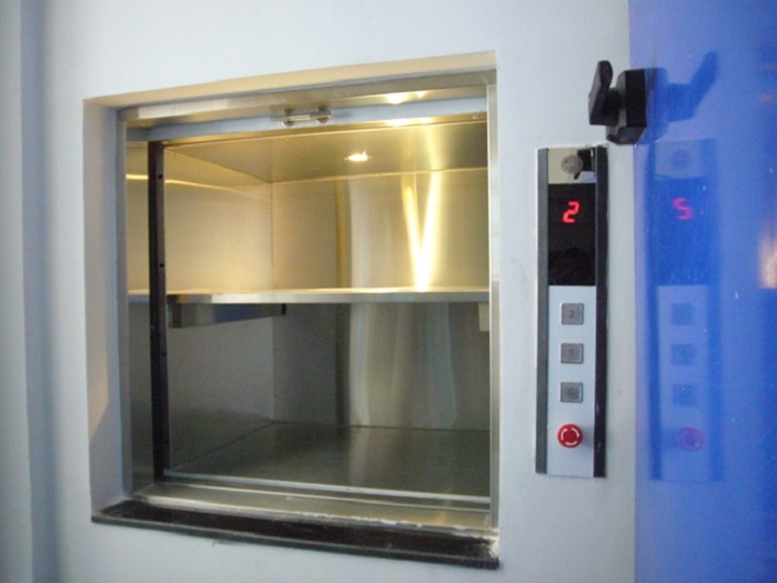 giá thang máy tải thực phẩm