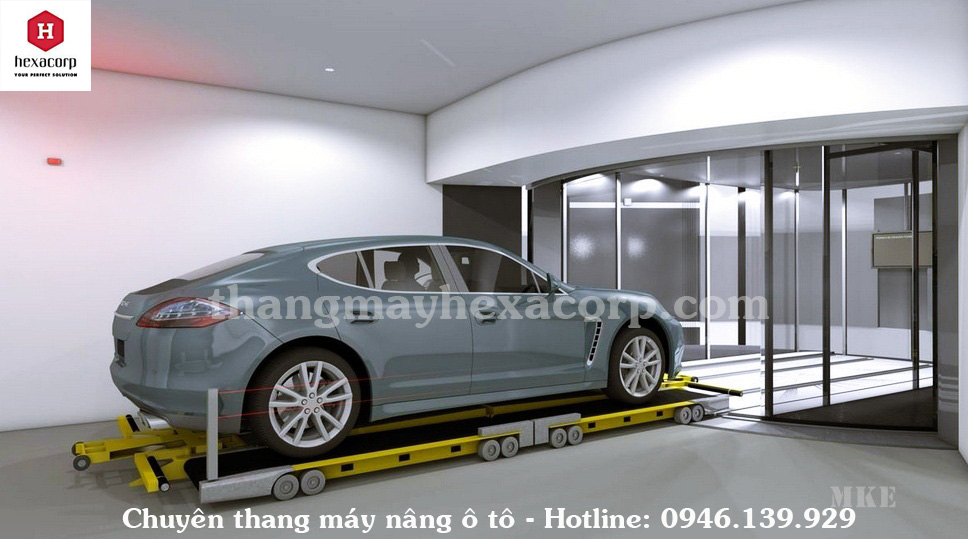 thang máy nâng ô tô